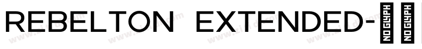 Rebelton Extended字体转换